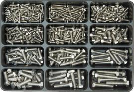 Sechskantschrauben-Sortiment Nr. 34, DIN 933, Edelstahl A2