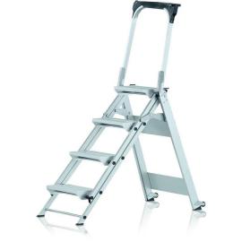 Sicherheitstreppe Plazastep P, klappbar mit Sicherheitsbügel