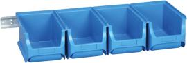 Sichtboxen-Set blau 600x240x125 mm allit Produktbild