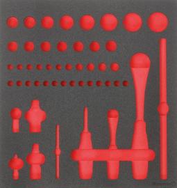 Werkzeugmodul für Steckschlüssel 1/4" und 1/2", leer