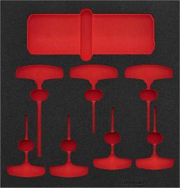 Werkzeugmodul für T-Griff Innensechskant, leer