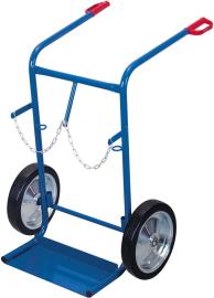 Stahlflaschenkarre für 2 Flaschen à 40–50 l