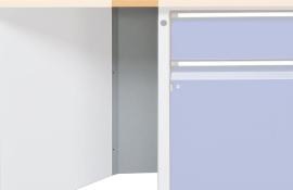 Blendensatz für 8-Eck-Werkbank RAL 7035 Produktbild