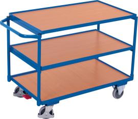 Tischwagen 985x590 3 Ladefl.Griff waag. VarioFit Produktbild
