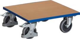 Kistenroller, mit Ladefläche aus Holz