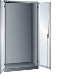 Flügeltürenschrank B1000xT580xH1950mm RAL 7035,Vollblechtür Leergehäuse Produktbild