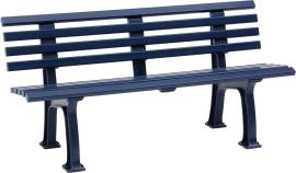 Gartenbank SYLT 3-Sitzer Länge 1500 mm blau Blome Produktbild