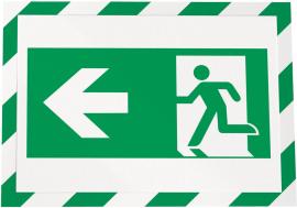 Magnetrahmen SECURITY A4 DURAFRAME grün/weiß Produktbild