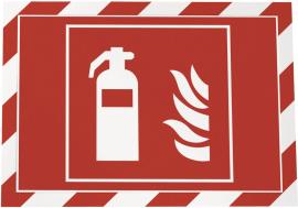 Magnetrahmen SECURITY A4 DURAFRAME rot/weiß Produktbild