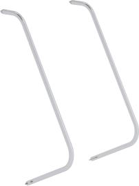 Handlauf für Aluminium-Podesttreppe, beidseitig begehbar