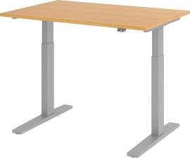 Schreibtisch XMKA12 120 x 80 cm Buche, 25 mm dick ABS-Dickkante Produktbild