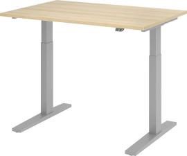 Schreibtisch XMKA12 120 x 80 cm Eiche, 25 mm dick ABS-Dickkante Produktbild
