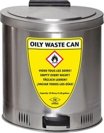 Putztuch-Sammelbehälter, Edelstahl