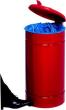 Tretabfallsammler 60l KS-Deckel rot VAR Produktbild