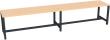 Umkleidesitzbank Buche einseitig RAL 7016 B2000xT370xH420mm Produktbild img1 S