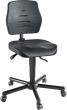 Arbeitsstuhl PU-Schaum schwarz Sitzhöhe 480-620 mm mit Rollen Produktbild img1 S