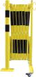 Scherengitter mit Sperrpfosten D60mm L bis 4000 mm gelb/schwarz Produktbild img1 S