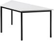 Trapeztisch 1600x693x720 lichtgrau/schwarz DR Produktbild