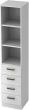 Kombiregalschrank 2 FB Weiß B 40cm 6er Produktbild