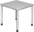 Schreibtisch lichtgrau 800x800 mm H-Serie Produktbild