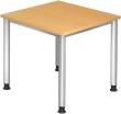 Schreibtisch Buche 800x800 mm H-Serie Produktbild