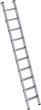 Alu-Regalleiter 10 Stufen, einhängbar Leiterlänge 2,69 m Arbeitshöhe bis 3,80 m Produktbild