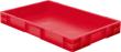 Transport-Stapelkasten B600xT400xH75 mm rot, geschlossen ohne Griffloch Produktbild