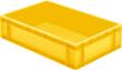 Transport-Stapelkasten B600xT400xH145 mm gelb, geschlossen ohne Griffloch LA-KA-PE Produktbild