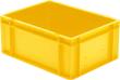 Transport-Stapelkasten B400xT300xH175 mm gelb, geschlossen ohne Griffloch LA-KA-PE Produktbild