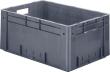LA-KA-PE Transport- Stapelkasten VTK mit Griffloch Auflast 700kg B600xT400xH270mm grau Produktbild img1 S