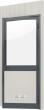 Paneel m. Glastüre DIN r.B1150xT60xH2600 mm Selbstbauhaus SmartUnit Produktbild