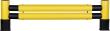 Regalanfahrschutz Golf H500xL2500 mm 2-zeilig gelb/schwarz Produktbild img1 S