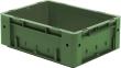 LA-KA-PE Transport- Stapelkasten VTK ohne Griffloch Auflast 600kg B400xT300xH145mm grün Produktbild img1 S