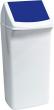 DURABLE Abfalleimer DURABIN FLIP 40 Inhalt 40l B366xT320xH747mm Eimer weiß Deckel blau Produktbild img1 S