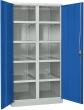 Schwerlastschrank m.TürenH1950xB1040xT630 mm 8 Böden RAL 7035 Mittelwand Produktbild img1 S