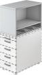 Aufsatzschrank 428x800x720-760 Grau Produktbild