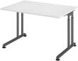 Schreibtisch C-Fuß 1200x800 mm Weiß Produktbild