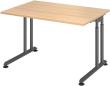 Schreibtisch C-Fuß 1200x800 mm Eiche Produktbild