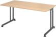 Schreibtisch C-Fuß 1600x800 mm Eiche Produktbild