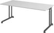 Schreibtisch C-Fuß 1800x800 mm Grau Produktbild
