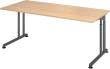 Schreibtisch C-Fuß 1800x800 mm Eiche Produktbild