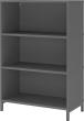 Regal FlexWall VFW38 B800xT400xH1180 mm 3 OH mit Sockel graphit Produktbild