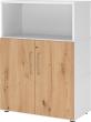 Regal FlexWall VFW38T2KG B800xT400xH1110 mm 3 OH 2 Türen weiß/asteiche Produktbild