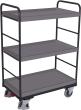 Etagenwagen Ladefläche B555xT965 mm Tragkraft 250kg RAL 7016 3 Kästen Produktbild img1 S
