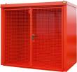 Gasflaschen-Container GFC-B M3, lackiert, Feuerrot Produktbild