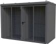 BAUER Gasflaschen-Container GFC-B/W M4 lackiert RAL7005 Produktbild img1 S