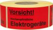 Hinweis Etiketten Empf. Elektronik 1.000 Stk/Rolle Produktbild img1 S