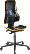 Bimos Arbeitsstuhl ESD Neon 2, orange Sitzhöhe 450-620 mm mit Rollen, ohne Polster Produktbild img1 S