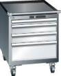 Schubladenschrank 27x36E B564xT725xH723mm RAL 7035 4 Schubladen 75kg LISTA Produktbild img1 S