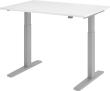 Schreibtisch XMKA12 120 x 80 cm Weiß, 25 mm dick ABS-Dickkante Produktbild